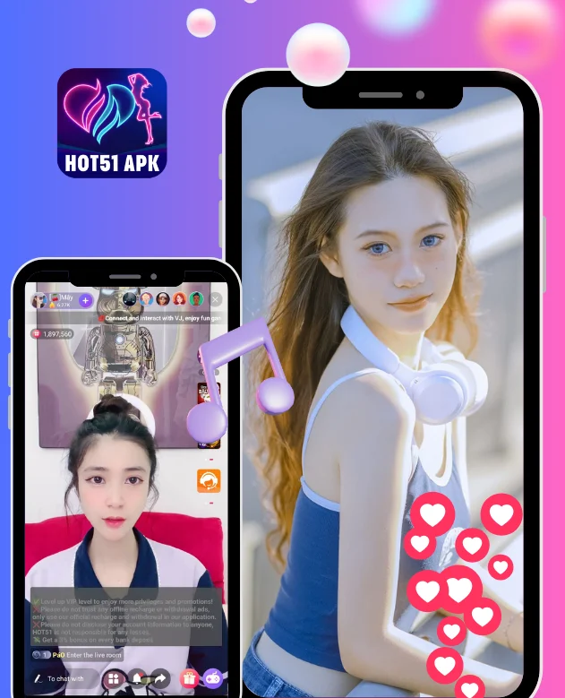 Mengguncang Dunia Livestream: Pengalaman Unik dengan Aplikasi Hot51 Mod dan APK Mod HotLive. The famous app live streaming 2024 3 - Hot51 Livestream -Hot51 APK