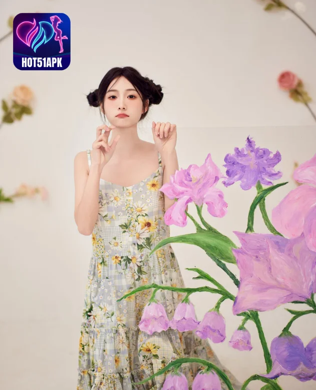 Pesona Mian Mian : Model China yang Menggemaskan di Livestream Hot51live beautiful girl 2 - Hot51 Mian Mian-Hot51apk